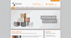 Desktop Screenshot of metalldruecker.com